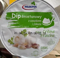 Dip śmietankowy z czosnkiem i ziołami