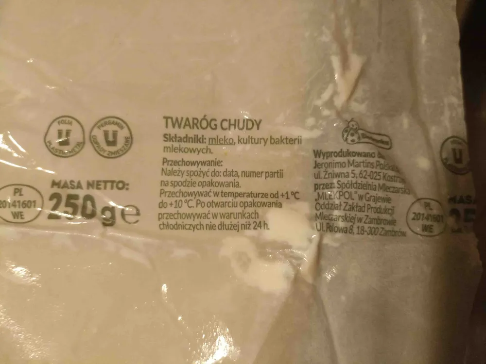 Twaróg chudy