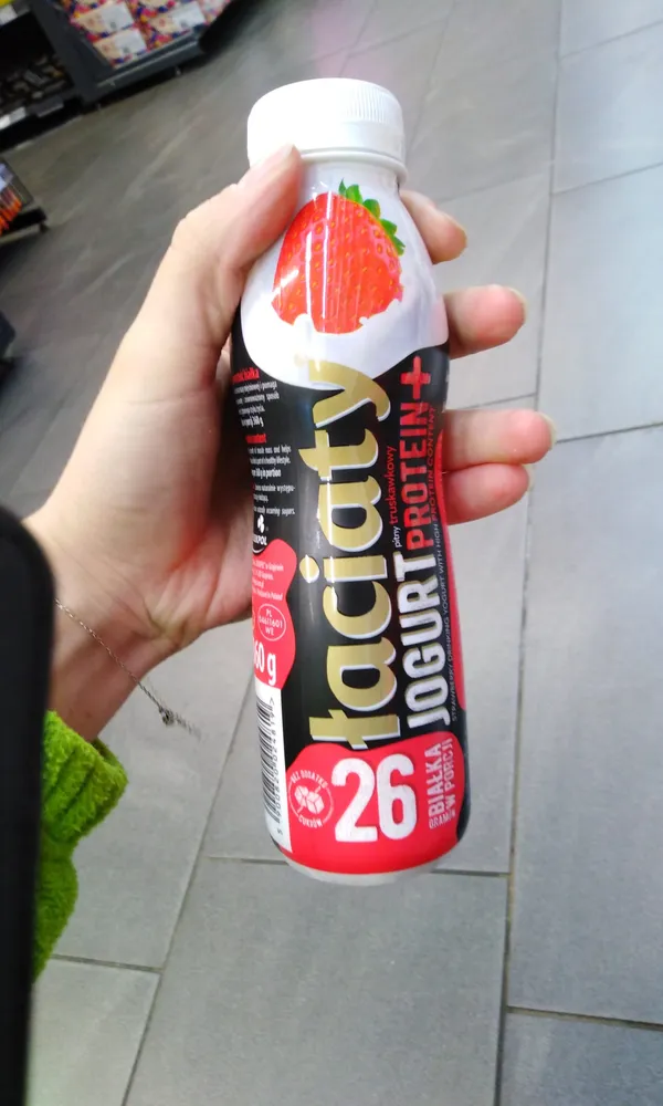 Jogurt Protein+ pitny truskawkowy
