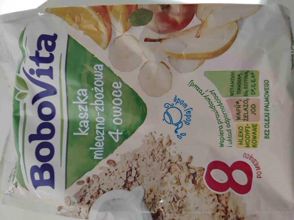 Kaszka Mleczno-Zbozowa 4 Owoce