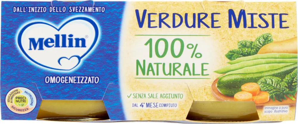 Verdure miste naturale omogeneizzato
