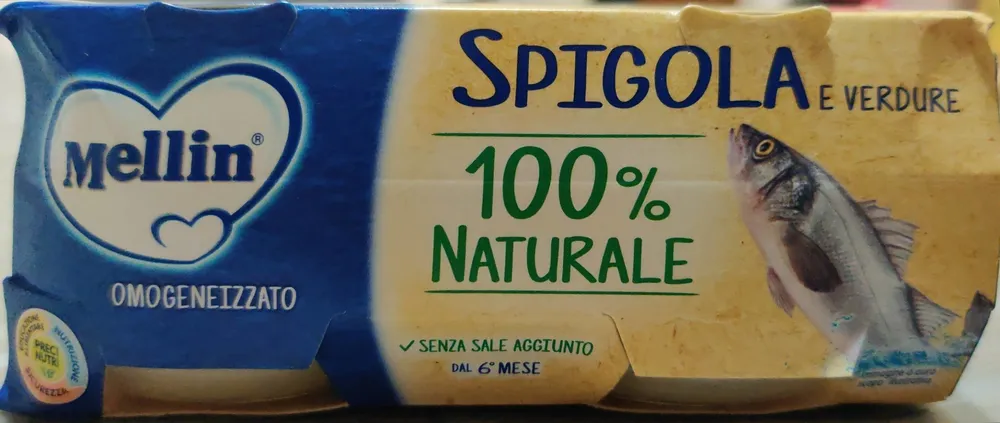 Spigola e verdure omogeneizzato