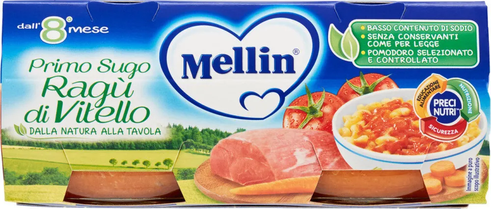 Primo sugo ragù di vitello Mellin