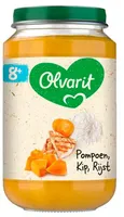 Olvarit 8+M Pompoen Kip Rijst Maaltijdpotje