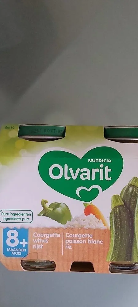 Courgette poisson blanc riz