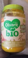 Olvarit bio carotte, petit pois, poulet et pommes de terre