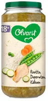 Olvarit 18+M Risotto Doperwt Kalkoen Maaltijdpotje