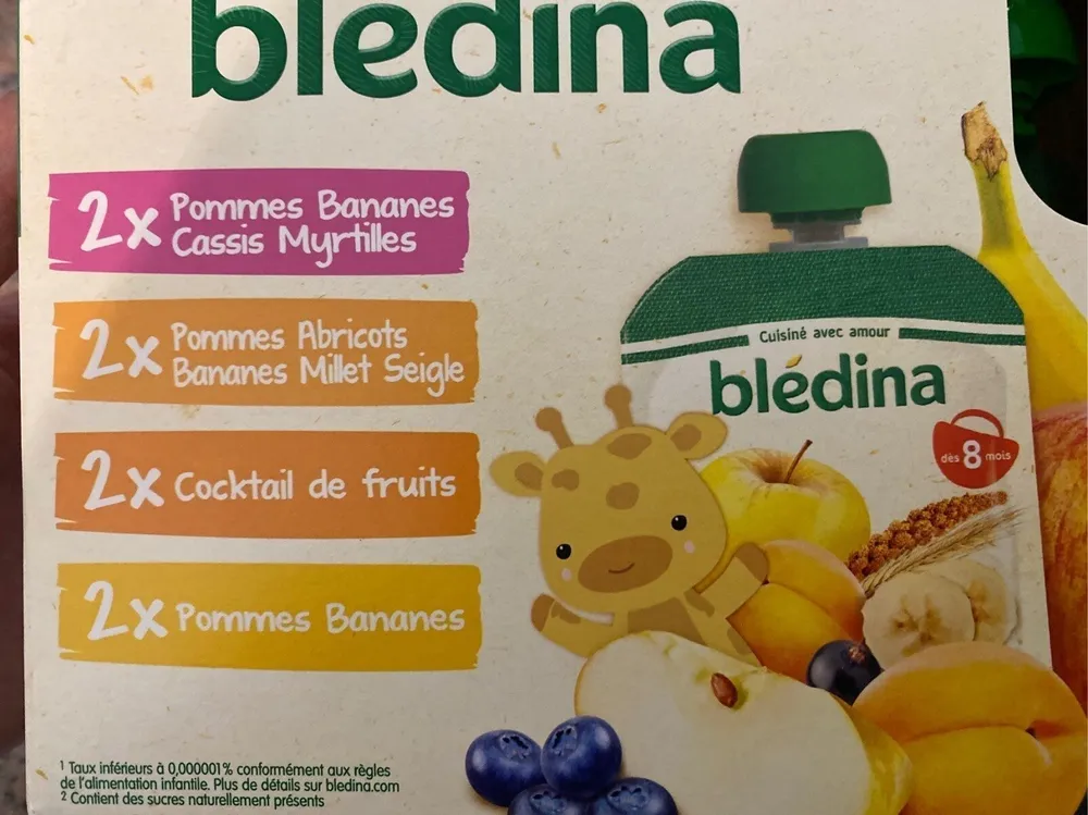 Compotes en gourde