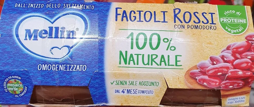 Omogeneizzato Fagioli Rossi con Pomodoro