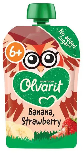 Olvarit 6+M Banaan Aardbei Knijpfruit