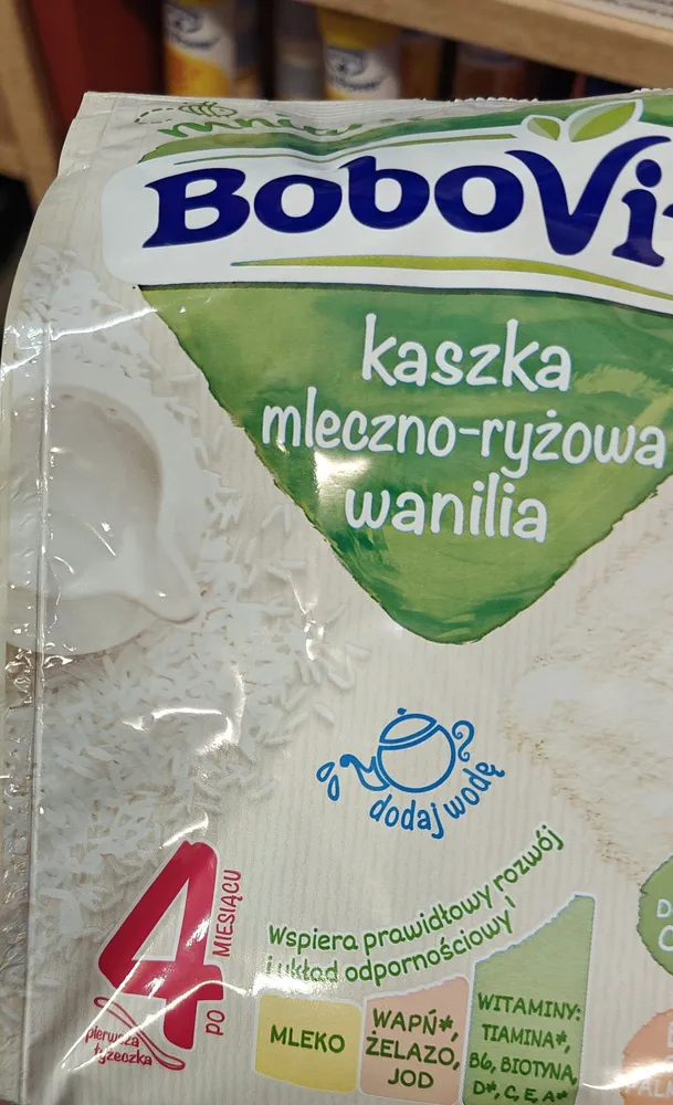 Kaszka mleczno-ryżowa wanillia