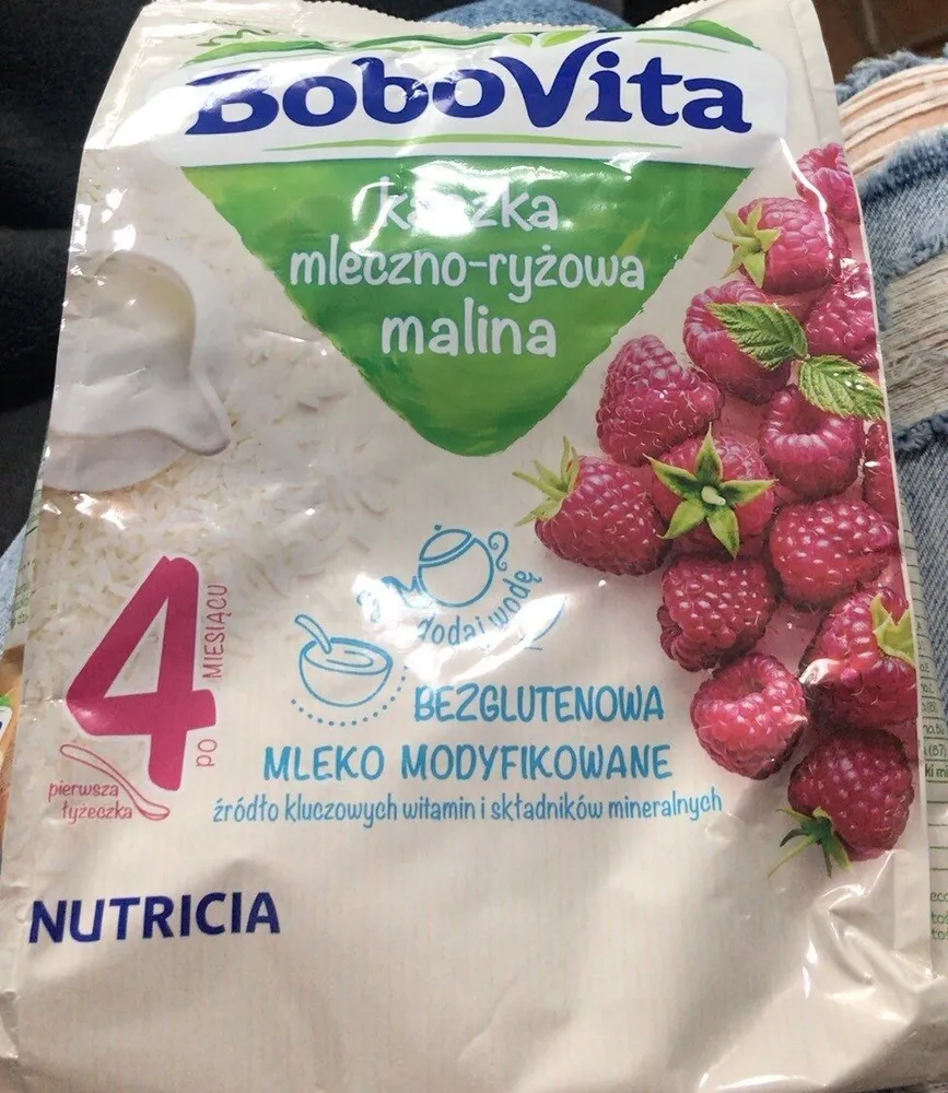 Kaszka mleczno ryżowa Malina