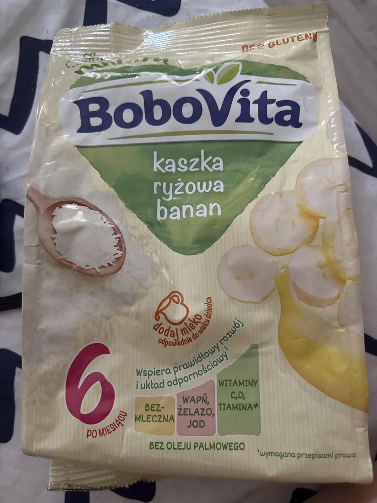 Kaszka Ryżowa Banan