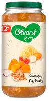 Olvarit 12+ Maanden Pompoen Kip Pasta 250g