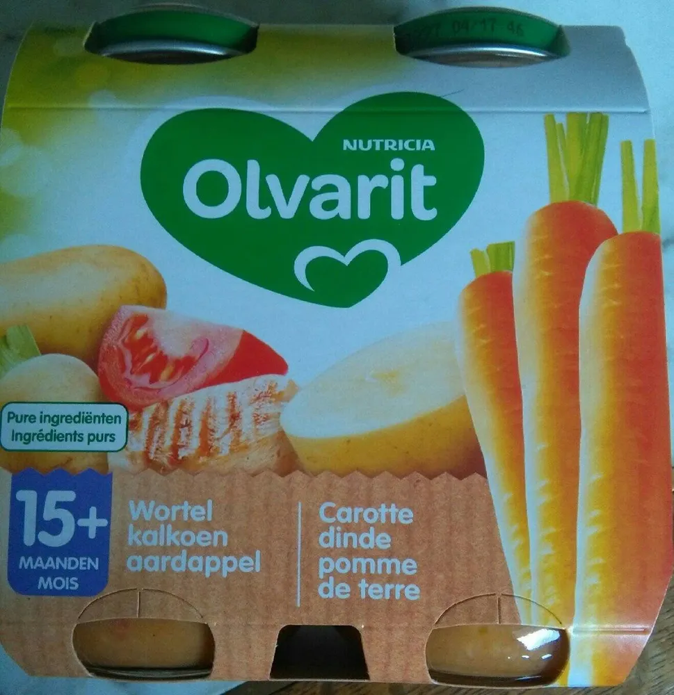 Carotte dinde pomme de terre 15 mois+