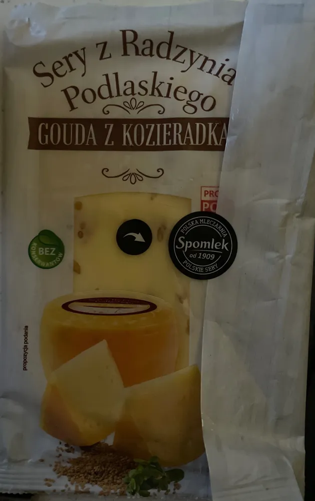 Gouda z kozieradką