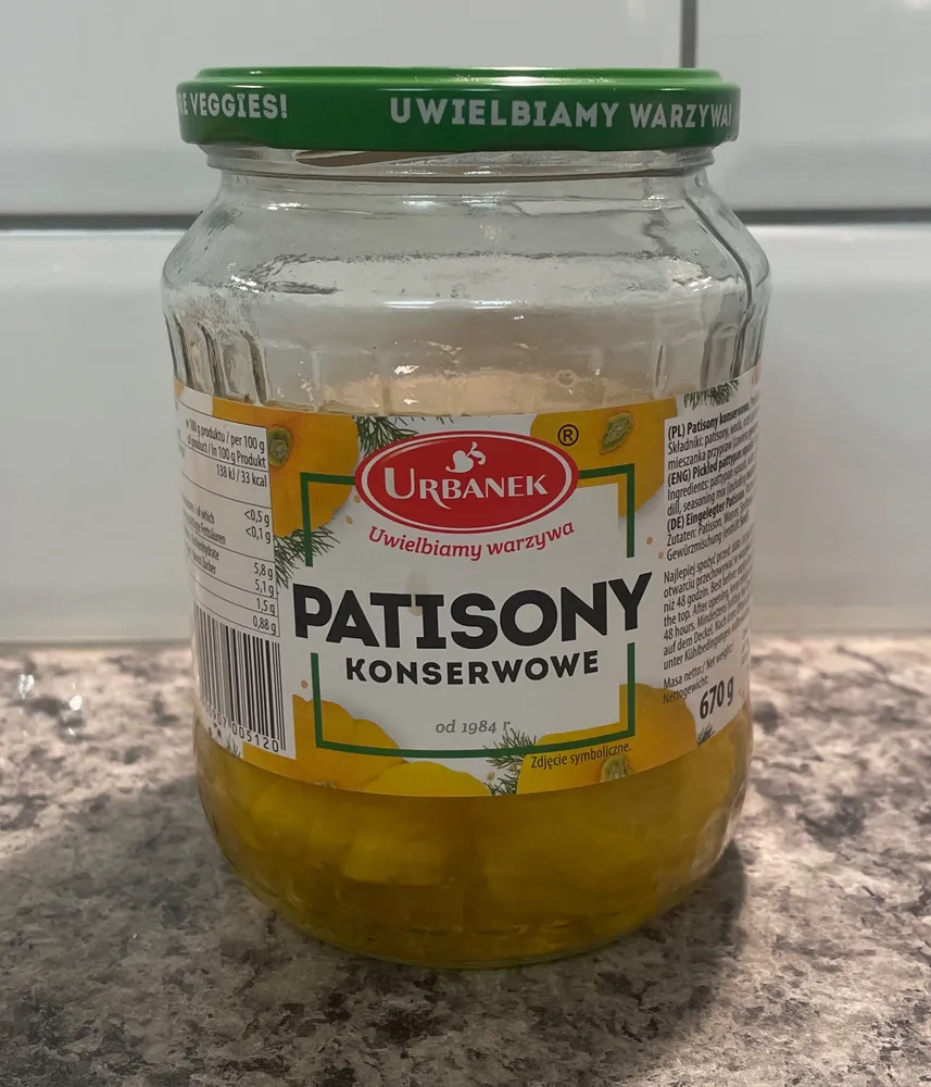 Pickled Pattypan Squash
