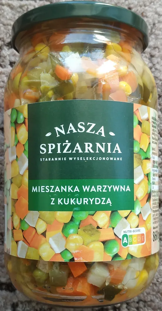 Mieszanka warzywna z kukuyrdzą