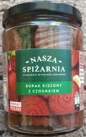 Burak kiszony z czosnkiem