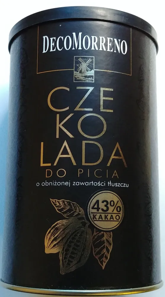 Czekolada do picia o obniżonej zawartości tłuszczu