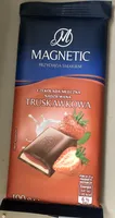Czekolada mleczna nadziewana truskawkowa