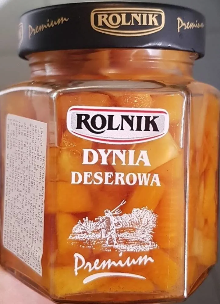 Pickled pumpkin cubes