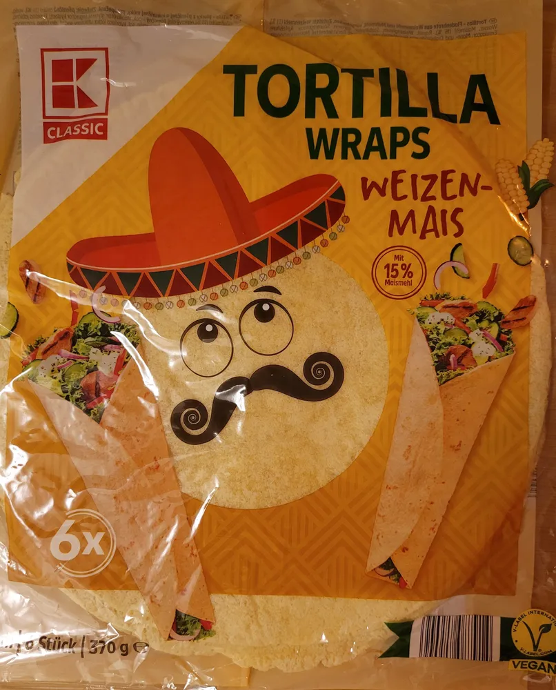 Tortilla Wraps Mais
