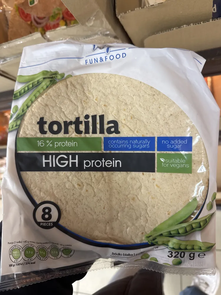 Tortilla high protein