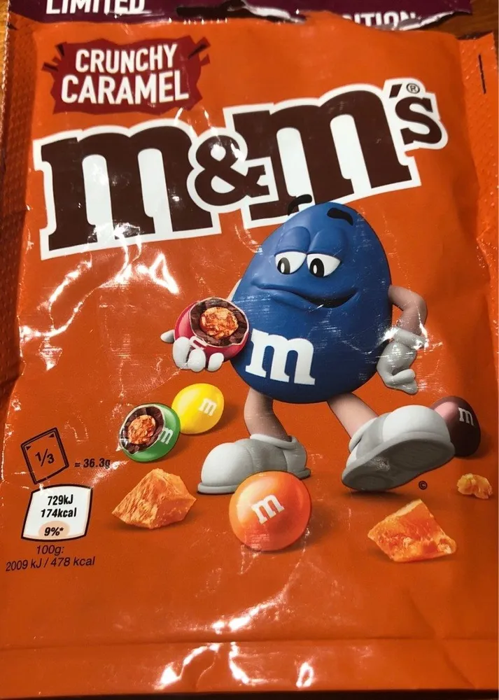 M&m's crunchy caramel