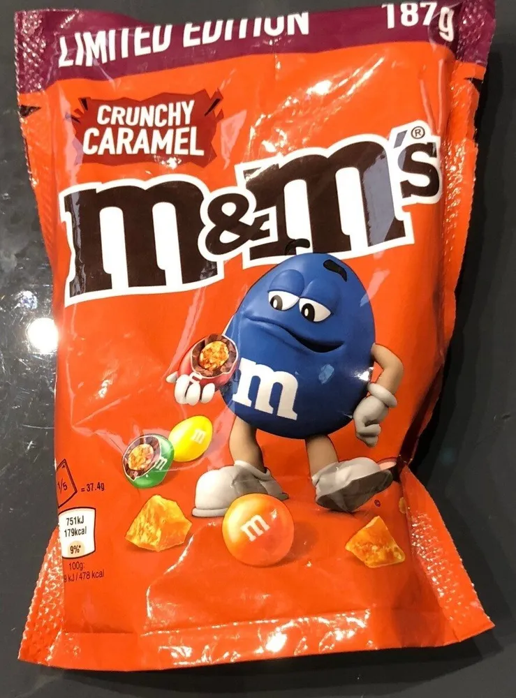 M&m's crunchy caramels