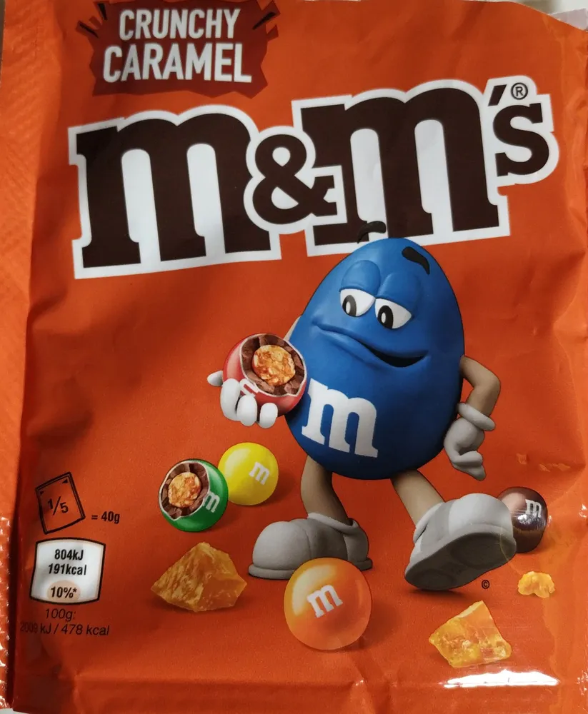 M&M's crunchy caramel