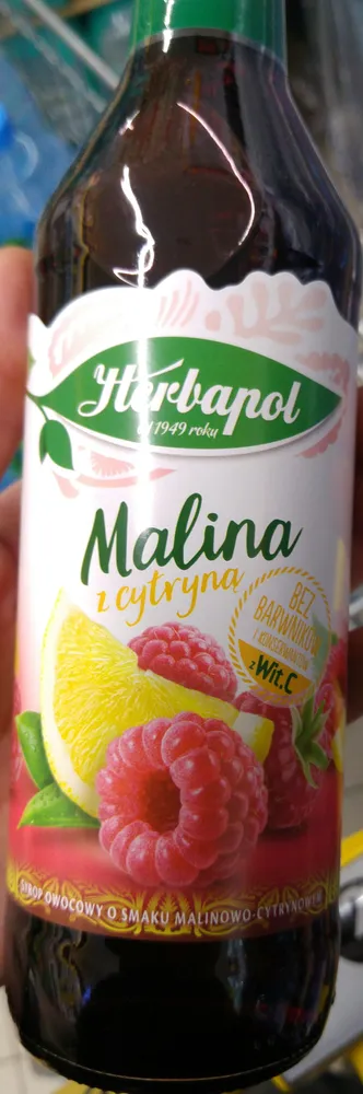 Malina z cytryną