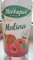 Syrop owocowy o smaku malinowym