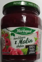 Konfitura z malin ekstra o obniżonej zawartości cukru