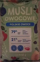 Musli owocowe: polskie owoce