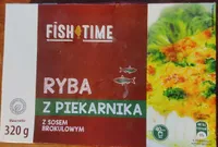 Ryba z piekarnika z sosem brokułowym