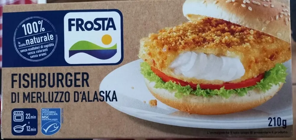 Fishburger di merluzzo