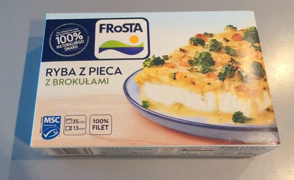 Ryba z Pieca z Brokułami