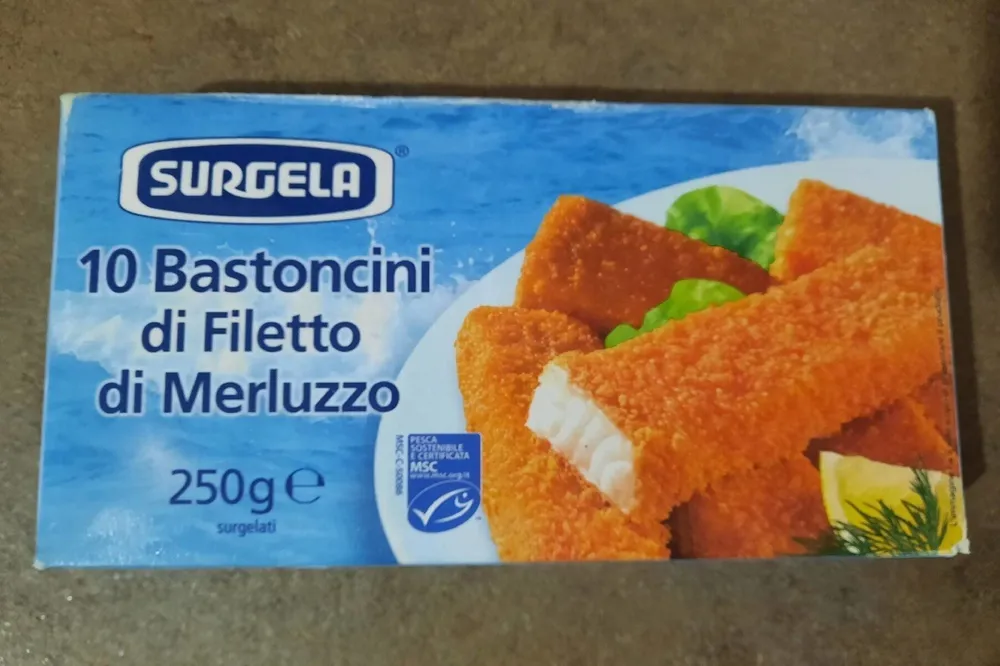 Bastoncini di merluzzo