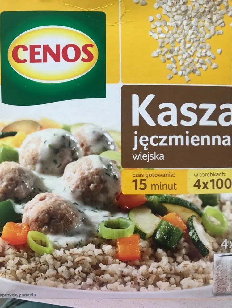 Kasza Jęczmienna Wiejska 4X100G Cenos