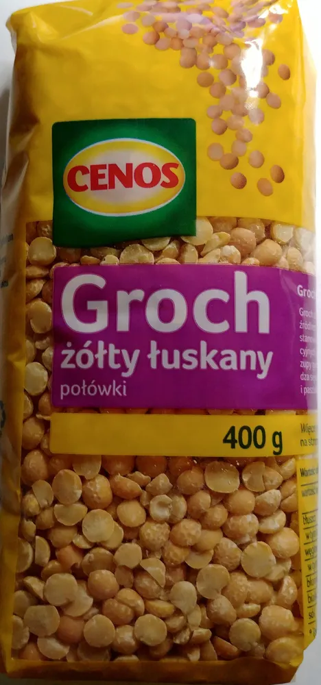 Groch żółty łuskany połówki