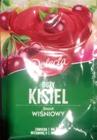 Duży kisiel smak wiśniowy