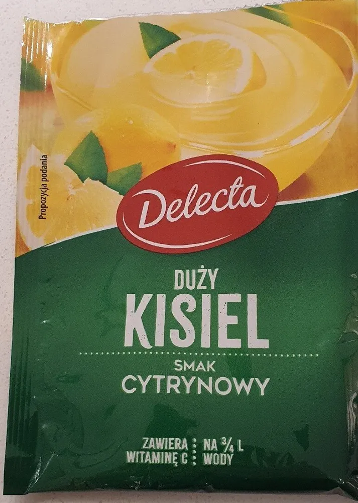Duży kisiel smak cytrynowy
