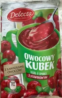 Owocowy Kubek kisiel o smaku żurawinowym