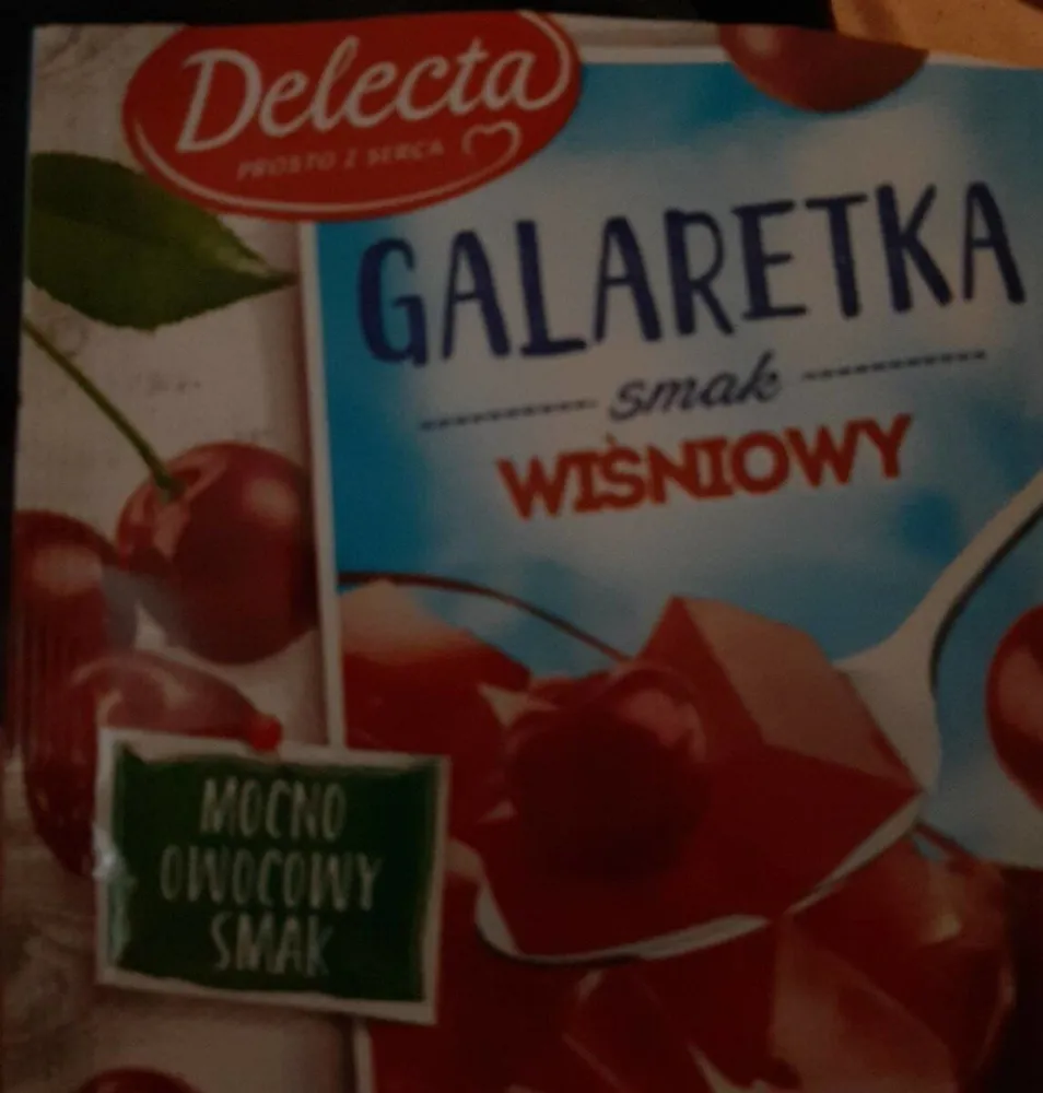Gelatina al gusto di amarena