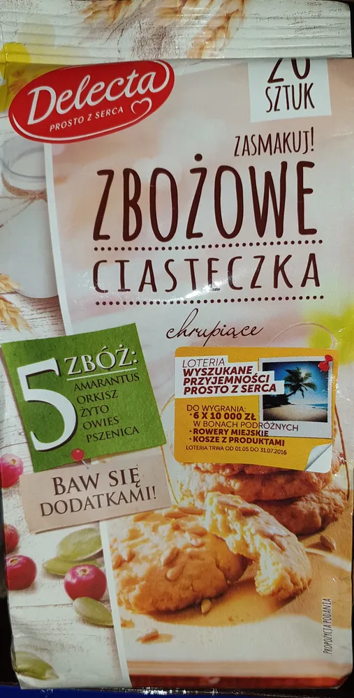 Zbożowe ciasteczka