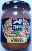 Fasolka po bretońsku z dodatkiem kiełbasy