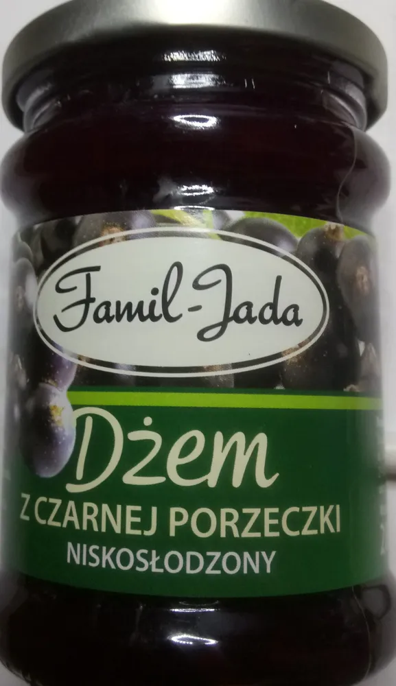 Dżem z czarnej porzeczki niskosłodzony