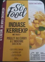 poulet au curry a l indienne avec du riz