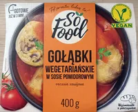 Gołąbki wegetariańskie w sosie pomidorowym